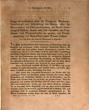 Journal für die Baukunst : in zwanglosen Heften. 3. 1830