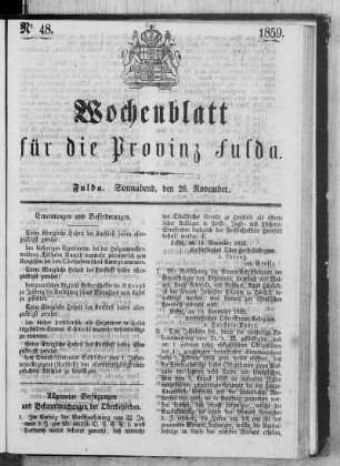 Nr. 48, Ausgabe vom 26. November 1859