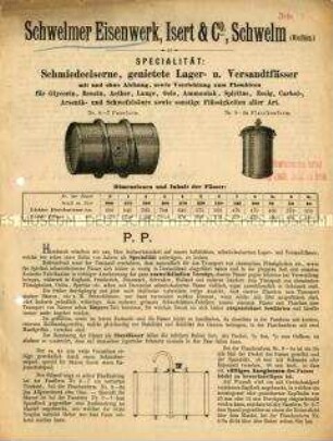 Fässer für Flüssigkeiten aller Art