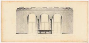 Schloss Posen, Posen Umbau: Arbeitszimmer des »Führers« 1.OG 1:20