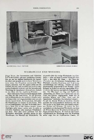 41: Wiederkehr und Wechsel