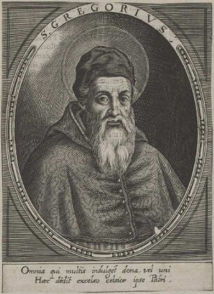 Bildnis von Papst Gregorius I.