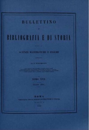 Tomo XVII. Marzo 1884.