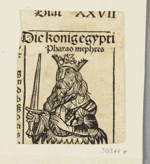 Brustbildnis eines ägypitschen Pharaos