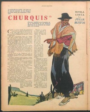 Churquis : Novela corta por Julia Bustos