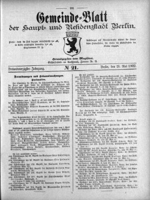 1902,21: No. 21, 25. Mai 1902