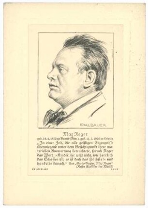 Max Reger (1873-1916)
