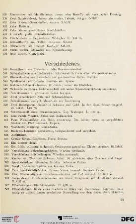 Verschiedenes (Nr. 540-575)