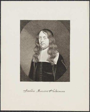 Icones Professorum Marpurgensium — Bildnis des Arnold Moritz Holtermann (1627-1681)