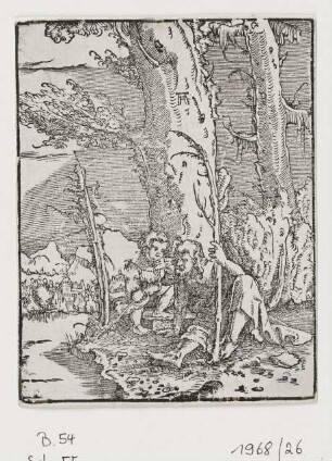 Heiliger Christophorus am Ufer