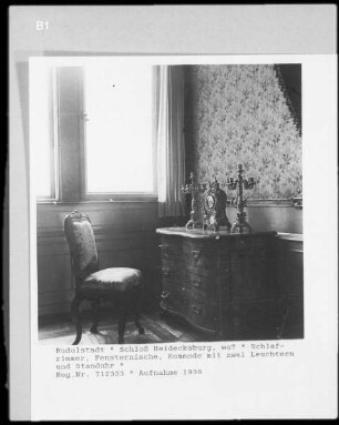 Schloss Heidecksburg — Schlafzimmer