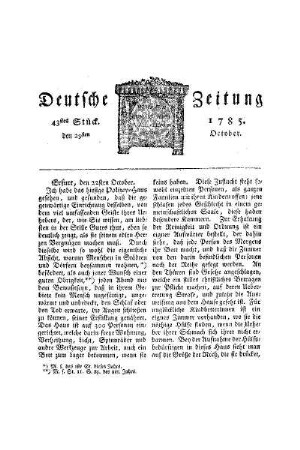 Erfurt, den 22sten October