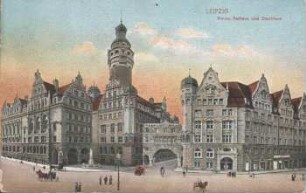 Leipzig: Neues Rathaus und Stadthaus