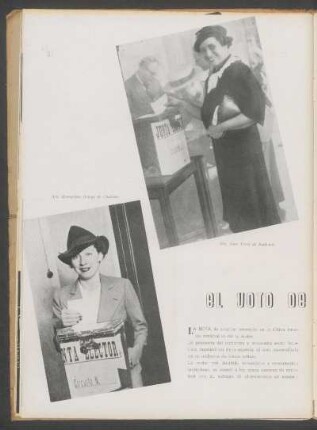 El voto de la mujer