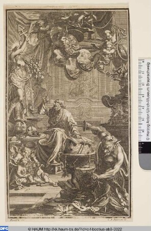 Allegorie der Wissenschaft, Titelblatt