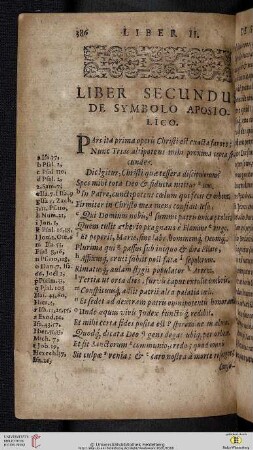 Liber secundus de symbolo apostolico