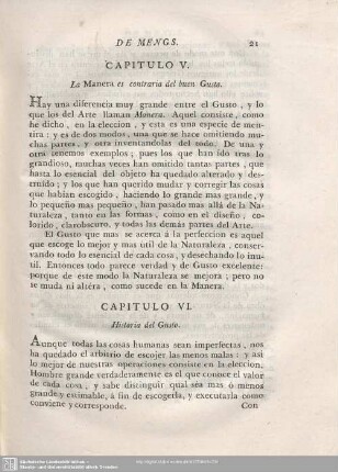 CAPITULO V. La Manera es contraria del buen Gusto.