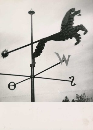 Metallarbeit, Windfahne von Bernhard Krauss