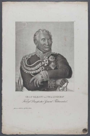 Kleist von Nollendorf, Friedrich Graf (1762-1823), preuß. Generalfeldmarschall
