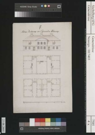 Eisenhüttenwerk bei Christianstadt a. Bober [Krzystkowice], Offizianten - Wohnung