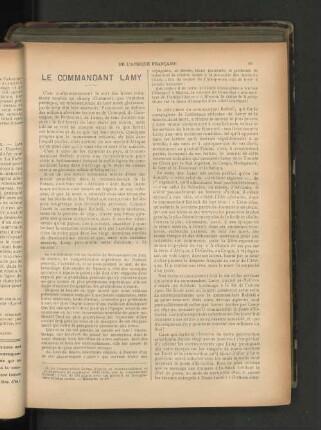 Le Commandant Lamy.