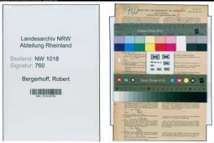 Entnazifizierung Robert Bergerhoff , geb. 24.08.1919 (Bauingenieur)