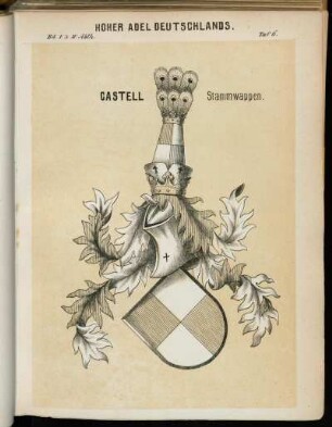 Taf. 6. Castell Stammwappen.