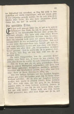 Die verrückte Trine.