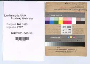 Entnazifizierung Wilhelm Stallmann , geb. 02.04.1903 (Landwirt)