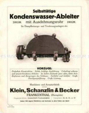 Selbsttätige Kondenswasser-Ableiter mit Ausdehnungsrohr
