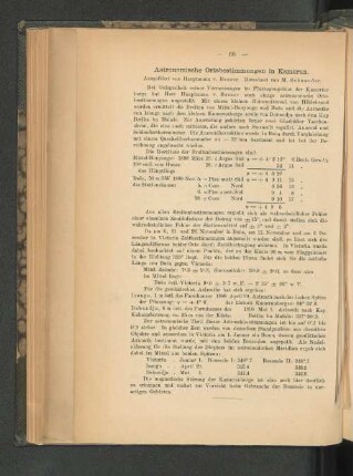 Astronomische Ortsbestimmungen in Kamerun.