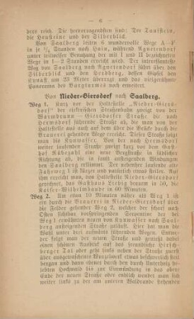 Von Nieder-Giersdorf nach Saalberg
