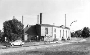 Boxberg/O.L.. Ehemalige Holzstoff-Fabrik, jetzt Drahtseilwerk