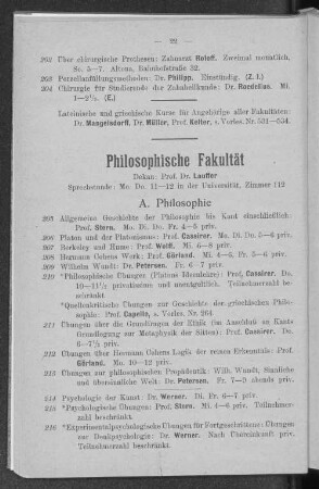 Philosophische Fakultät