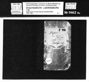 Taufregister vom 24.4.1828 - 25.3.1876 betr. Stödtlen und Wört,"[...] fortgeführt durch Pfarrer u[nd] Landkapitels-Kämmerer Herlikofer"
