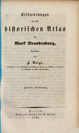 Erläuterungen zu dem historischen Atlas der Mark Brandenburg, 2