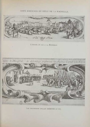 Deux bordures du siège de la Rochelle