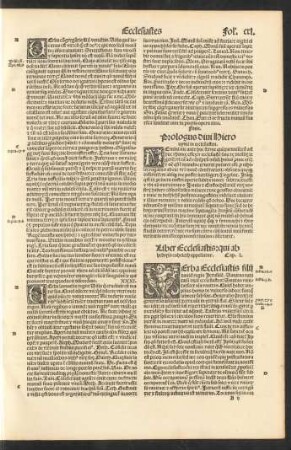 Liber Ecclesiastis: qui ab hebraeis coheleth appellatur.