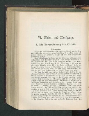VI. Wehr- und Werkzeuge