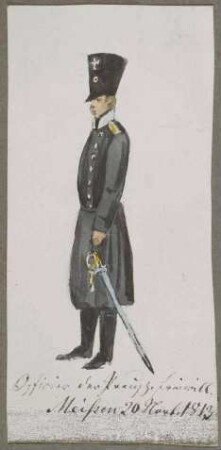 Offizier der preußischen Freiwilligen, 1813