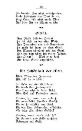 Die Schönheit der Welt