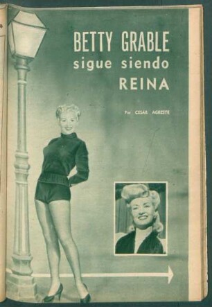 Betty Grable sigue siendo reina
