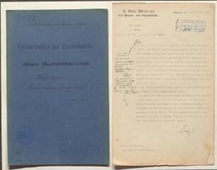 Höhere Maschinenbauschule: Schulrat; Bestimmungen für den Schulrat