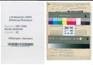 Entnazifizierung Hermann Willemsen , geb. 16.09.1909 (Landwirt)