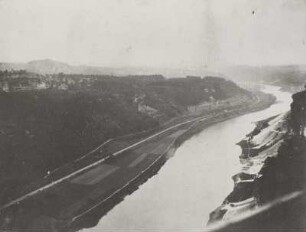 Blick von der Bastei auf Bärensteine und Rauensteine : Aufn. 1853