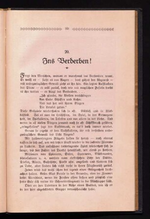 20. Ins Verderben !