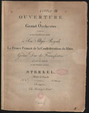 Ouverture à Grand Orchestre : No. 2.