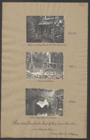 Kasino der 4. Kompanie Brig.-Ers.-Bat. 9 im Bois du Chena