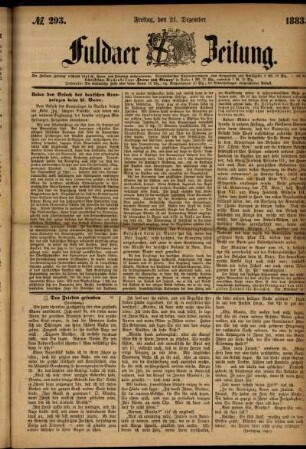 Ausgabe vom Freitag, den 21. Dezember 1883.