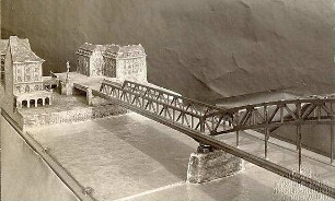Fischer, Theodor; Köln; Rheinbrücke - Modellfoto (Teilansicht)